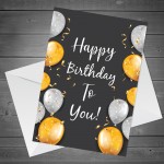 Happy Birthday Card For Him Her Friends Birthday Wish Gift