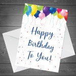 Happy Birthday Card For Him Her Friends Birthday Wishes Gift
