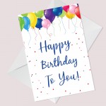 Happy Birthday Card For Him Her Friends Birthday Wishes Gift