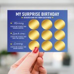 Birthday Scratch Card For Him Her Surprise Card For Son Daughter