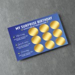 Birthday Scratch Card For Him Her Surprise Card For Son Daughter