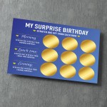 Birthday Scratch Card For Him Her Surprise Card For Son Daughter