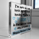Funny Mothers Day Gift For Mum From Son Joke Gifts For Mum