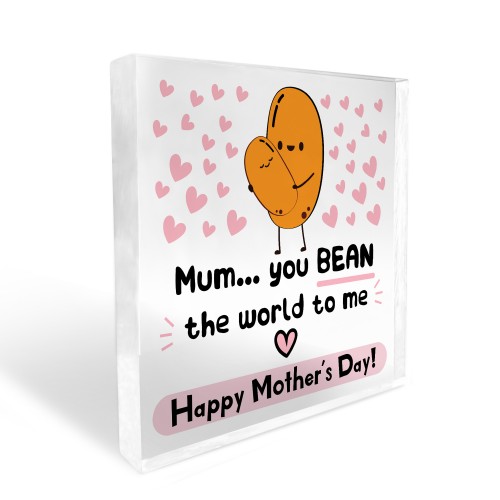 Mothers Day Gifts For Mum BEAN The World To Me Mum Gifts