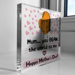 Mothers Day Gifts For Mum BEAN The World To Me Mum Gifts