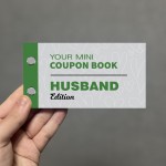 Husband Coupon Book Anniversary Valentines Gift For Husband
