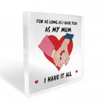Special Mothers Day Gift For Mum Acrylic Block Birthday Gifts