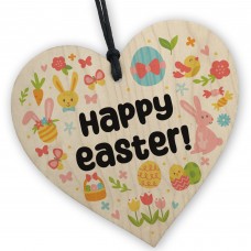 Happy Easter Wood Heart Decoration For Kids Easter Gifts For Son