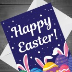 Easter Greetings Card Friends Family Happy Easter For Kids Child
