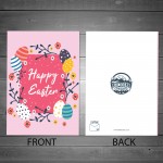 Happy Easter Greetings Card For Kids Children Students Teacher 