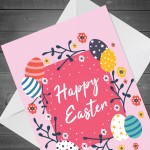 Happy Easter Greetings Card For Kids Children Students Teacher 