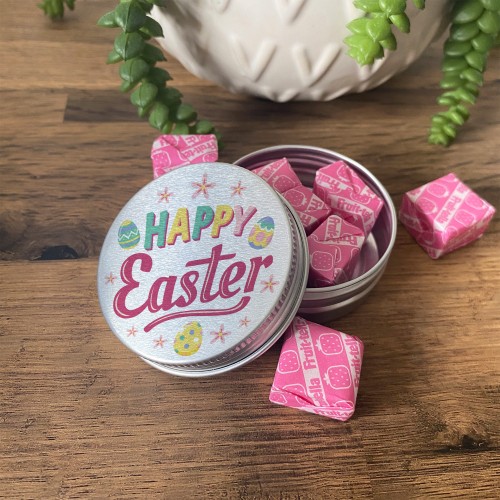 Happy Easter Metal Sweet Tin Gift For Easter Gift For Kids Child