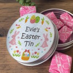 Easter Personalised Sweet Tin Happy Easter Gift For Son Daughter