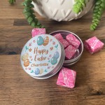 Personalised Happy Easter Sweet Tin Gift For Kids Son Daughter