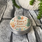 Personalised Happy Easter Sweet Tin Gift For Kids Son Daughter