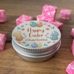 Personalised Happy Easter Sweet Tin Gift For Kids Son Daughter