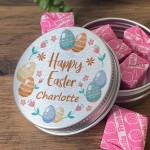 Personalised Happy Easter Sweet Tin Gift For Kids Son Daughter