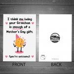 Funny Mothers Day Card For Nan Joke Nan Card Nan Card