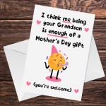 Funny Mothers Day Card For Nan Joke Nan Card Nan Card