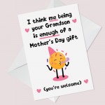 Funny Mothers Day Card For Nan Joke Nan Card Nan Card