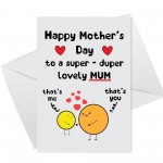 Mothers Day Card For Mum Lovely Mum Card Mum Card From Daughter