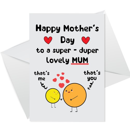 Mothers Day Card For Mum Lovely Mum Card Mum Card From Daughter