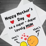 Mothers Day Card For Mum Lovely Mum Card Mum Card From Daughter