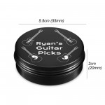 Personalised Guitar Pick Tin Gift For Musician Guitarist