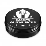 Personalised Guitar Pick Tin Birthday Gifts For Men Women Gift