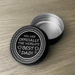 Gift For Dad Worlds Best Dad Tin Dad Birthday Gift Fathers Day