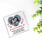 LOVE YOU MUM Gift For Mothers Day Personalised Photo Block
