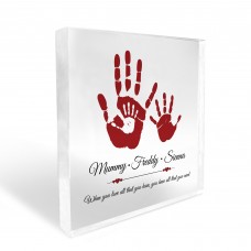 Personalised Gift For MUM On Mothers Day Birthday Handprint