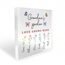 Gift For Grandma Granny Nanny Nan Mum Personalised Sign