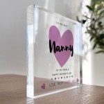 Mothers Day Gift From Granddaughter Grandson Best Nanny Gift