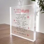 Birthday Gift For Mum Personalised Mum Birthday Gifts Mum Gifts