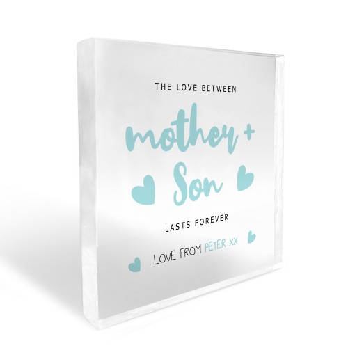 Mother And Son Plaque For Mum or Son Birthday Gifts For Mum
