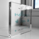 Mother And Son Plaque For Mum or Son Birthday Gifts For Mum