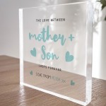 Mother And Son Plaque For Mum or Son Birthday Gifts For Mum