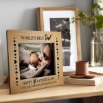 Happy 1st First Fathers Day Gifts Best Dad 7x5 Photo Frame Gift