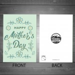 Mothers Day Card For Mum On Mothers Day Card For Her Thank You