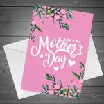 Mothers Day Card Unique Mum Mothers Day Cards With Floral Print
