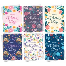 Mothers Day Cards 6 Pack Bundle For Mum Nan Nanny Mummy