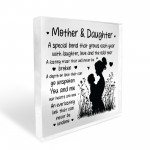Mother And Daughter Plaque Mum Daughter Mum Gifts From Daughter