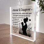 Mother And Daughter Plaque Mum Daughter Mum Gifts From Daughter