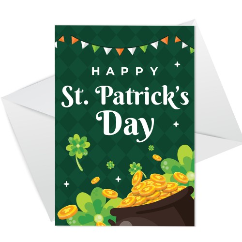 St Patricks Day Card Happy St Patricks Day Card St Paddys Day 