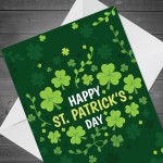 Happy St Patricks Day Greetings Card Lucky Irish Card For Family