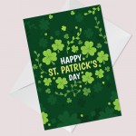 Happy St Patricks Day Greetings Card Lucky Irish Card For Family
