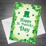 Happy St Patricks Day Greetings Card Irish Day Card For Friends