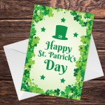 Happy St Patricks Day Greetings Card Irish Day Card For Friends