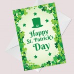 Happy St Patricks Day Greetings Card Irish Day Card For Friends